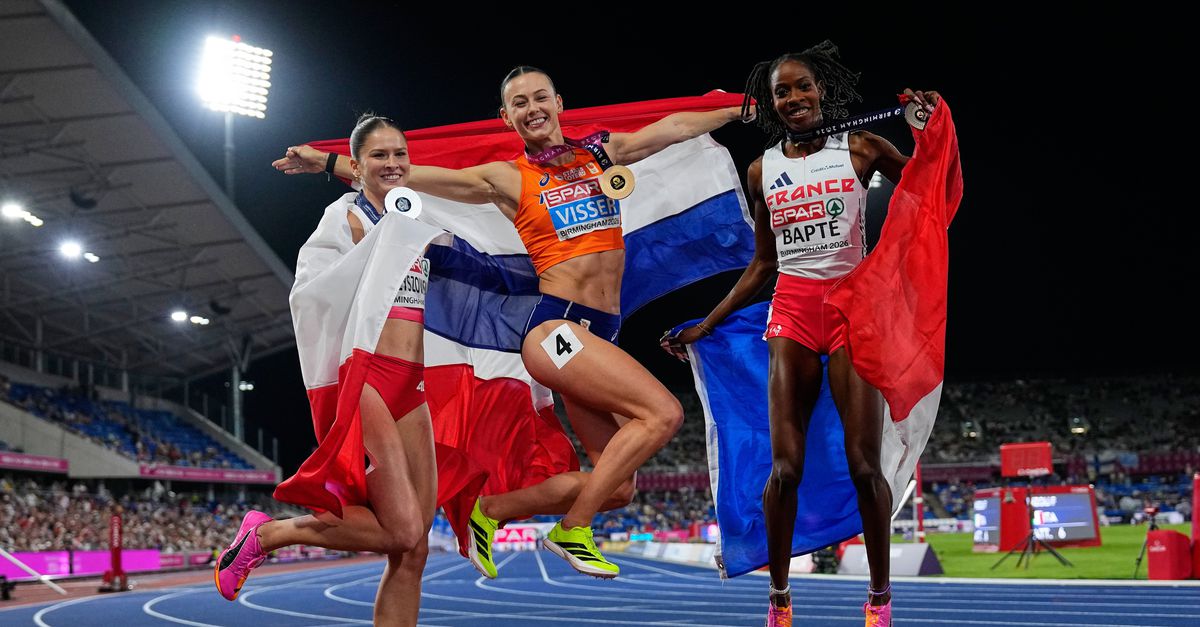 Eindelijk heeft Nadine Visser haar eerste EK-titel; zelfs een blessure en een slechte start konden dat niet voorkomen. ‘Ik heb precies genoeg gedaan’