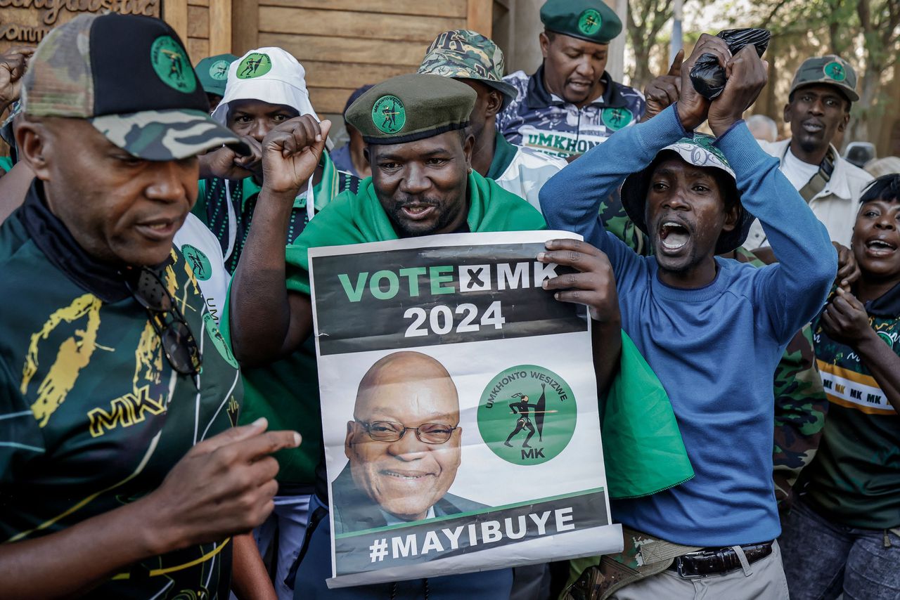 Oud-president Jacob Zuma mag toch niet meedoen aan Zuid-Afrikaanse verkiezingen 