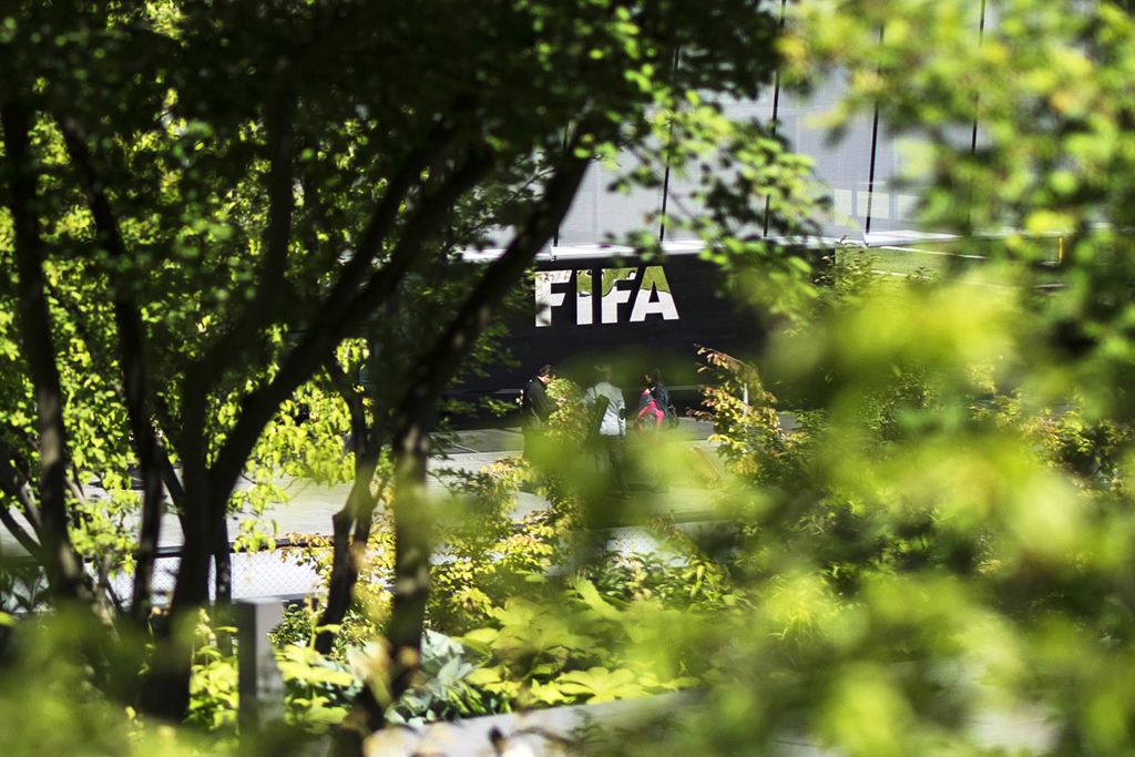 Een archieffoto van 29 oktober 2007 in het hoofdkantoor van FIFA in Zurich, Zwitserland.