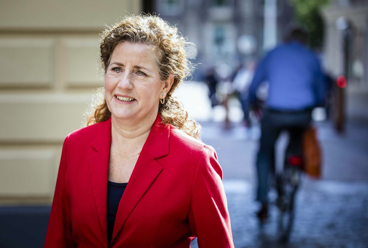 Minister Ingrid van Engelshoven van Onderwijs, Cultuur en Wetenschappen (D66) Foto Bart Maat / ANP
