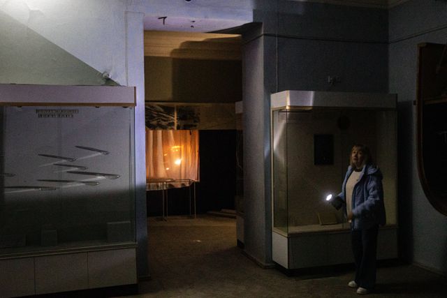 De Russen namen 23.000 objecten mee uit het historisch museum. 