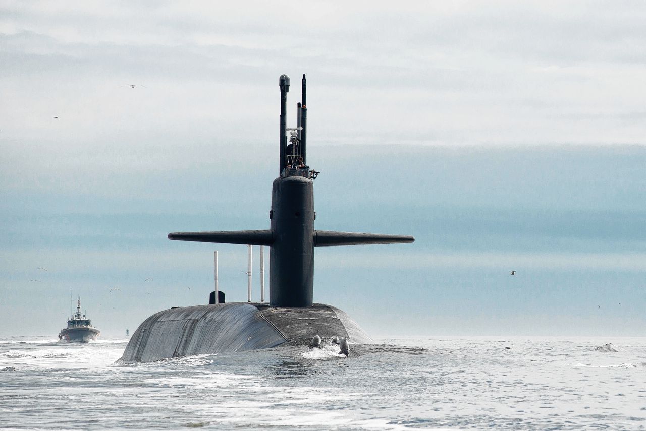 De Amerikaanse onderzeeboot USS Tennessee, uitgerust met een ‘klein’ atoomwapen.