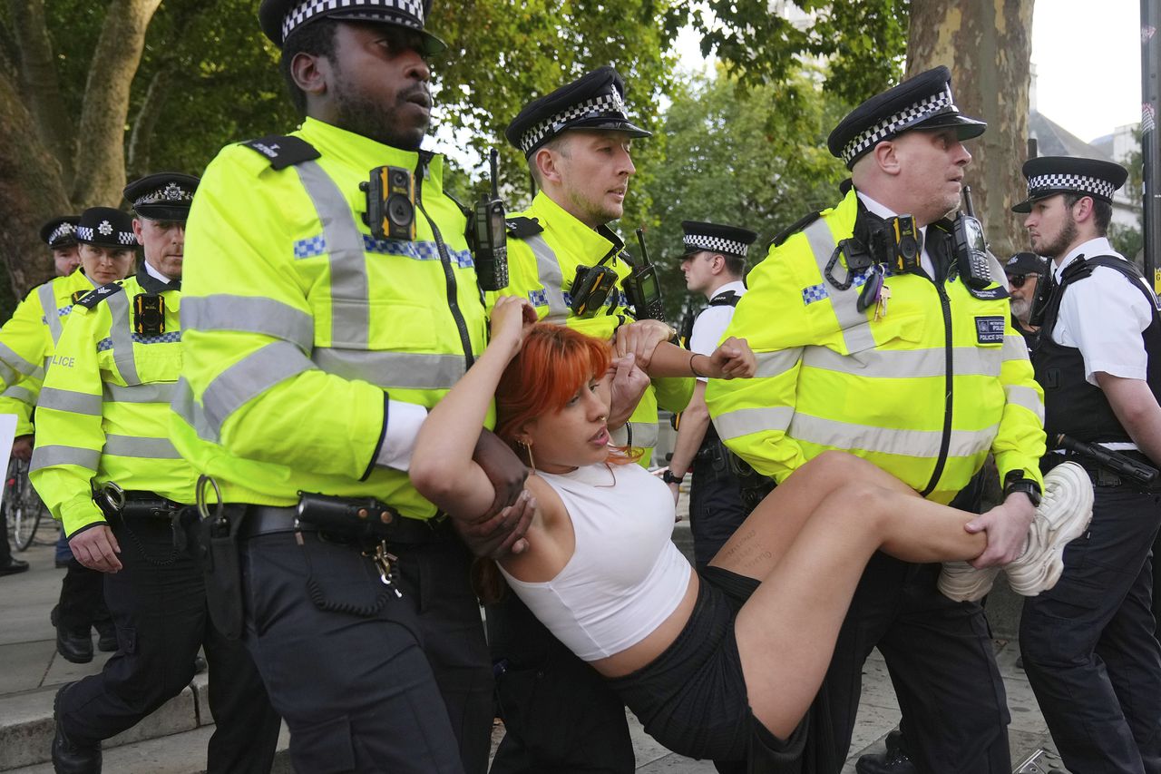 Protesti in aretacije spremljajo dejanja proti izraelskim proizvajalcem orožja in podpornikom v Združenem kraljestvu