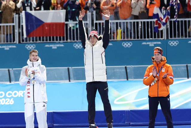  de Pool Vladimir Semirunniy die zilver won, Metodej Jilek uit Tsjechië die goud won en Jorrit Bergsma met het brons. 