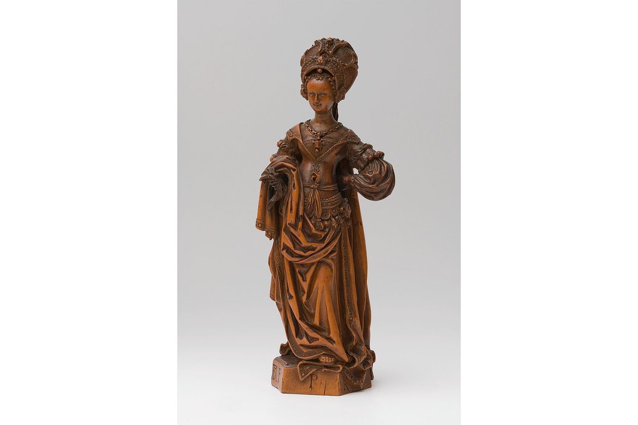 ‘Rijk aangeklede dame’ van museum Bonnefanten dateert echt uit omstreeks 1500 