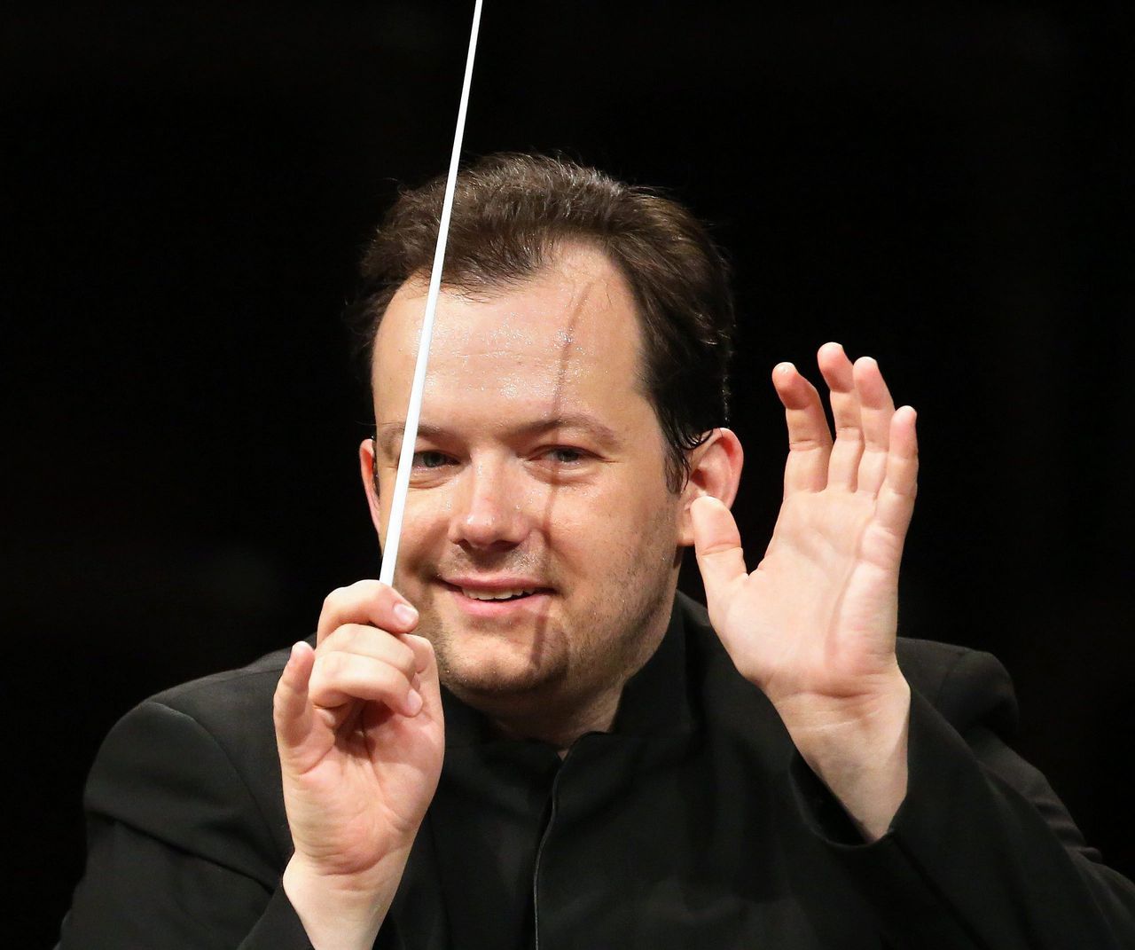 De Letse dirigent Andris Nelsons (in 2016)