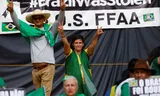 Aanhangers van oud-president Bolsonaro bij een protest bij het hoofdkwartier van het leger, 29 december 2022.