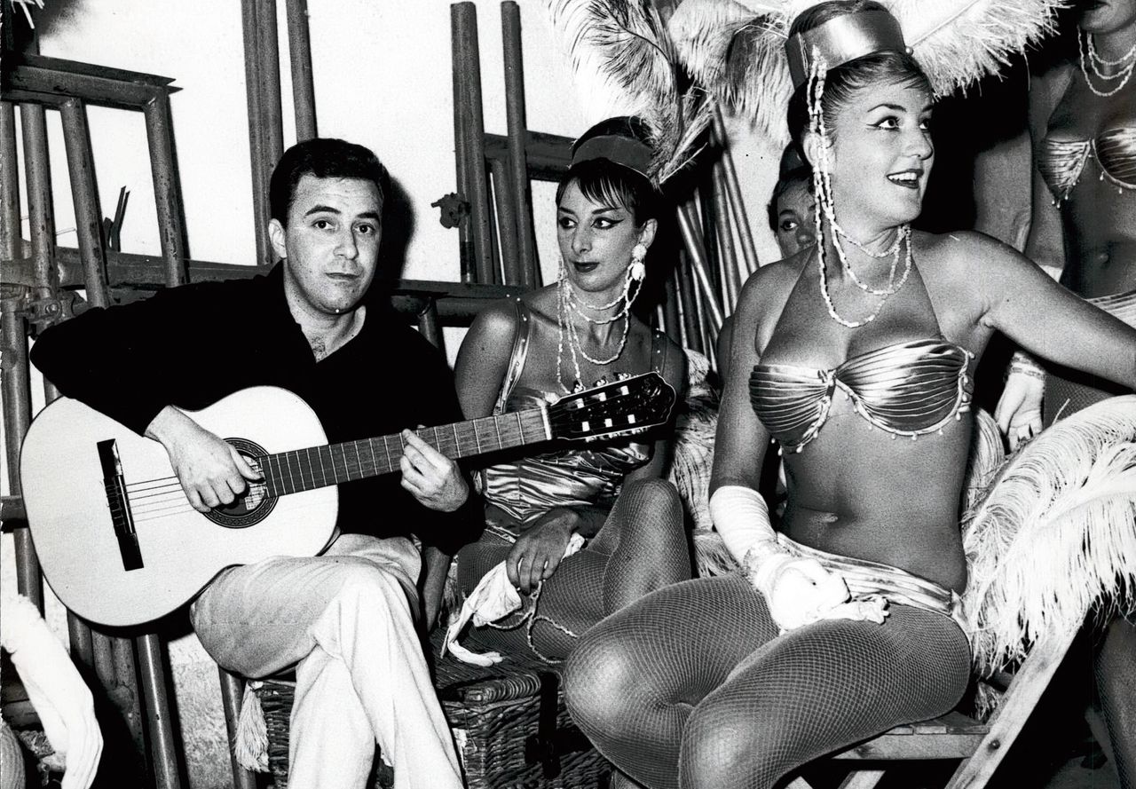 João Gilberto in Rome, in 1963. De ‘koning van de bossa nova’ leeft al jaren een teruggetrokken bestaan.