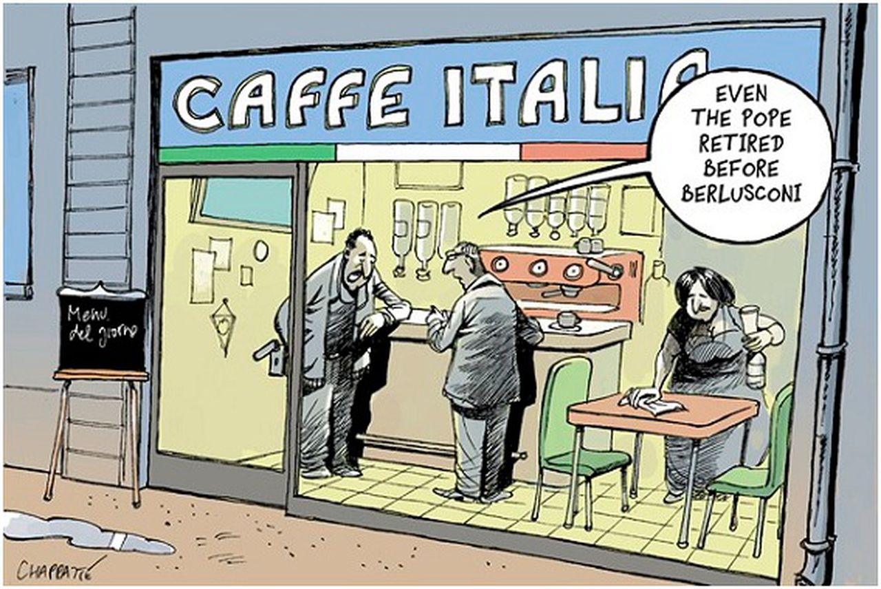 Afbeeldingsresultaat voor italiaanse verkiezingen 2018 berlusconi spotprent