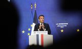 Macron delivered his speech at the Sorbonne University in Paris in front of students, French politicians and European diplomats.
