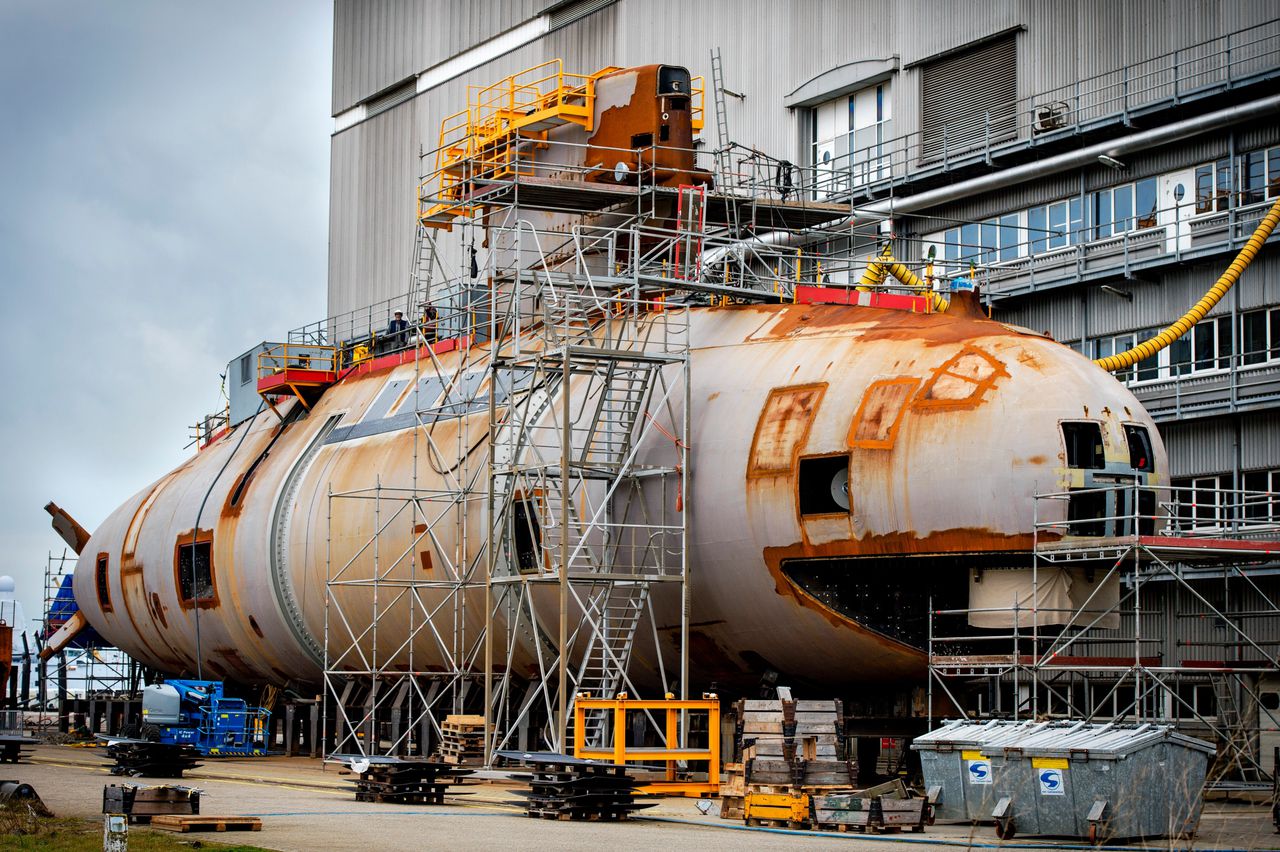 De Walrusklasse, hier de Zeeleeuw, moet de komende jaren worden vervangen door een nieuwe generatie onderzeeboten. Foto ANP