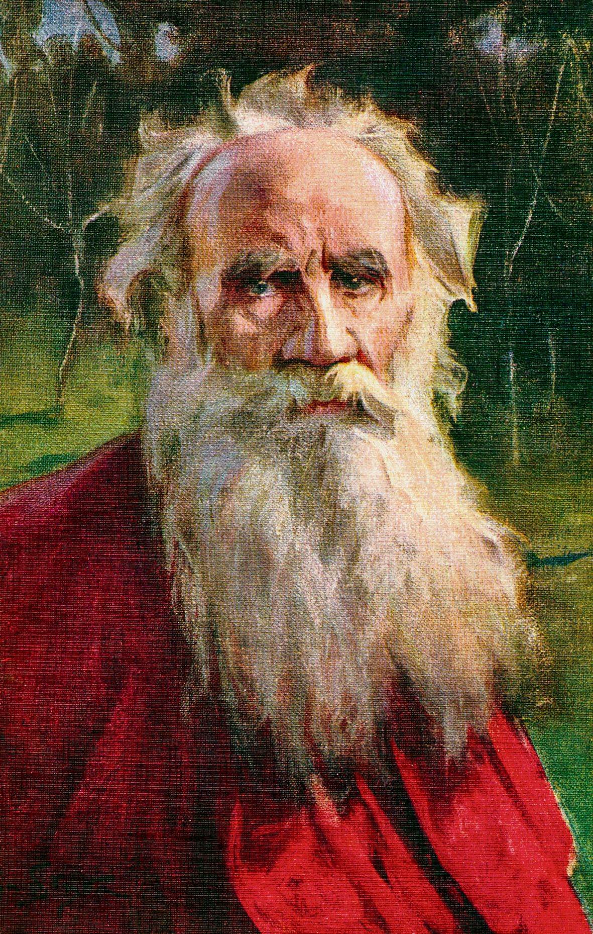Graaf Lev Nikolajevitsj Tolstoj, geportretteerd door de Poolse schilder Jan Styka, ca.1905