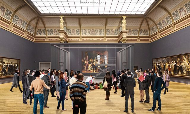 Rijksmuseum zet gigantische foto van 'De Nachtwacht' online - NRC
