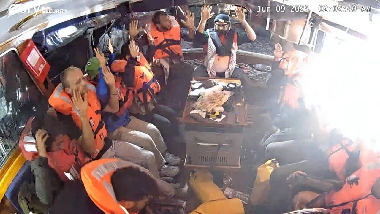 How are the activists on sailing ship Madleen, now that that has been hired by Israel?