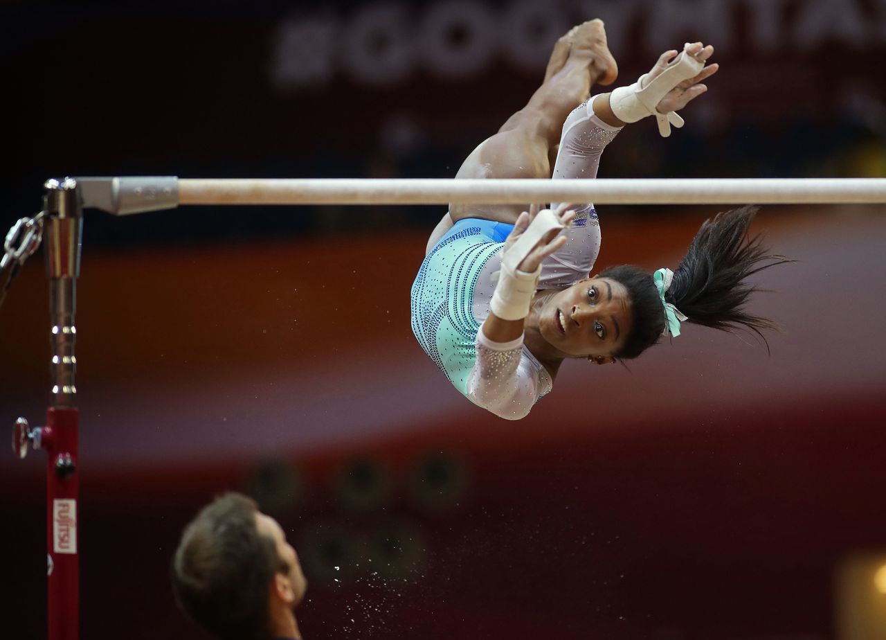 Simone Biles, acrobaat van een andere planeet 