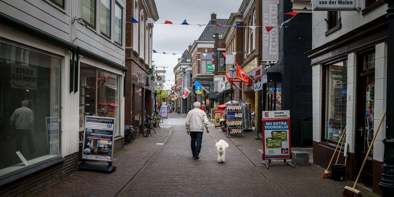 De binnenstad van Appingedam.