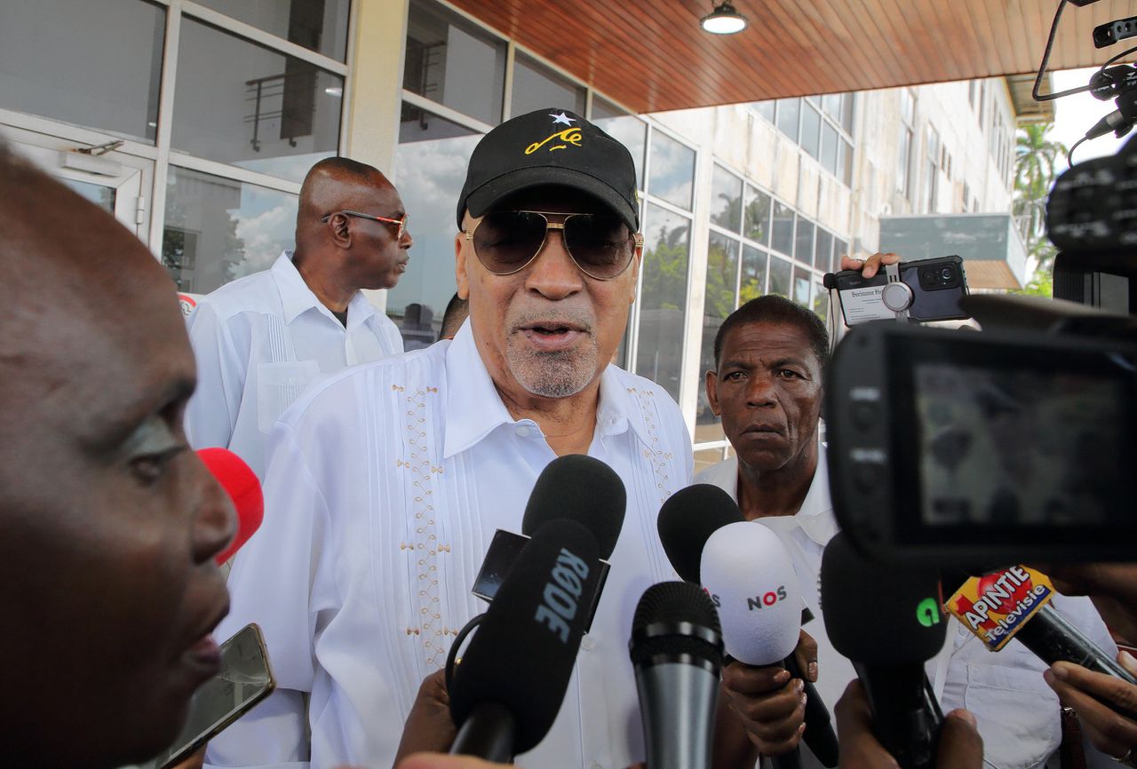 Surinaamse president Santokhi: onvermijdelijk dat Bouterse de gevangenis in gaat 