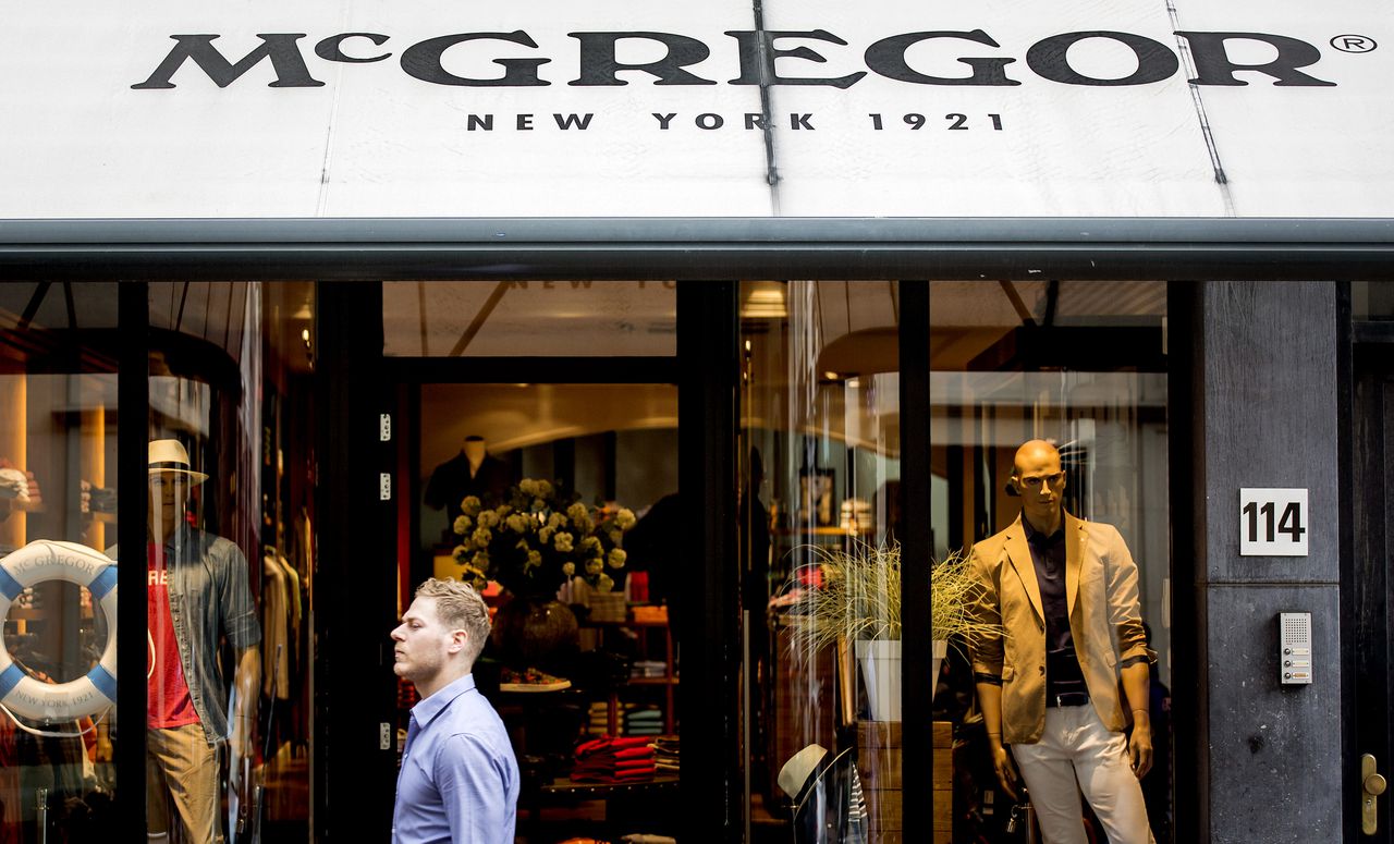 Een winkel van McGregor in Amsterdam.