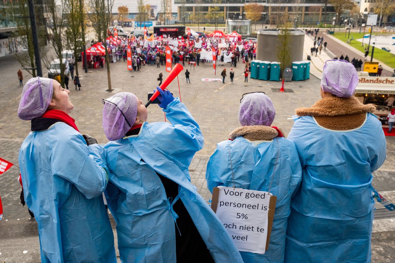 Landelijke staking ziekenhuismedewerkers, 20 november 2019 in Utrecht