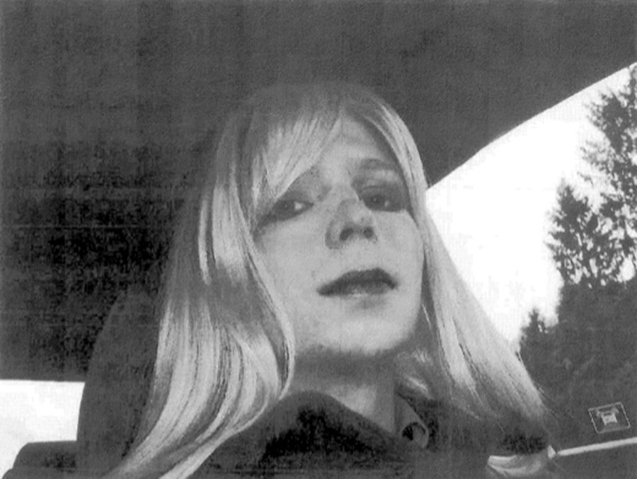 Foto die Manning in 2010 naar zijn overste stuurde. In het leger werd al vastgesteld dat de soldaat worstelde met geslachts- en identiteitsproblemen.