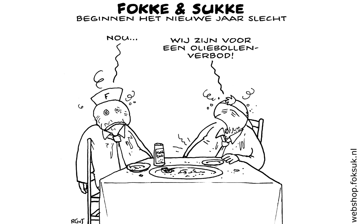 Fokke & Sukke beginnen het nieuwe jaar slecht NRC