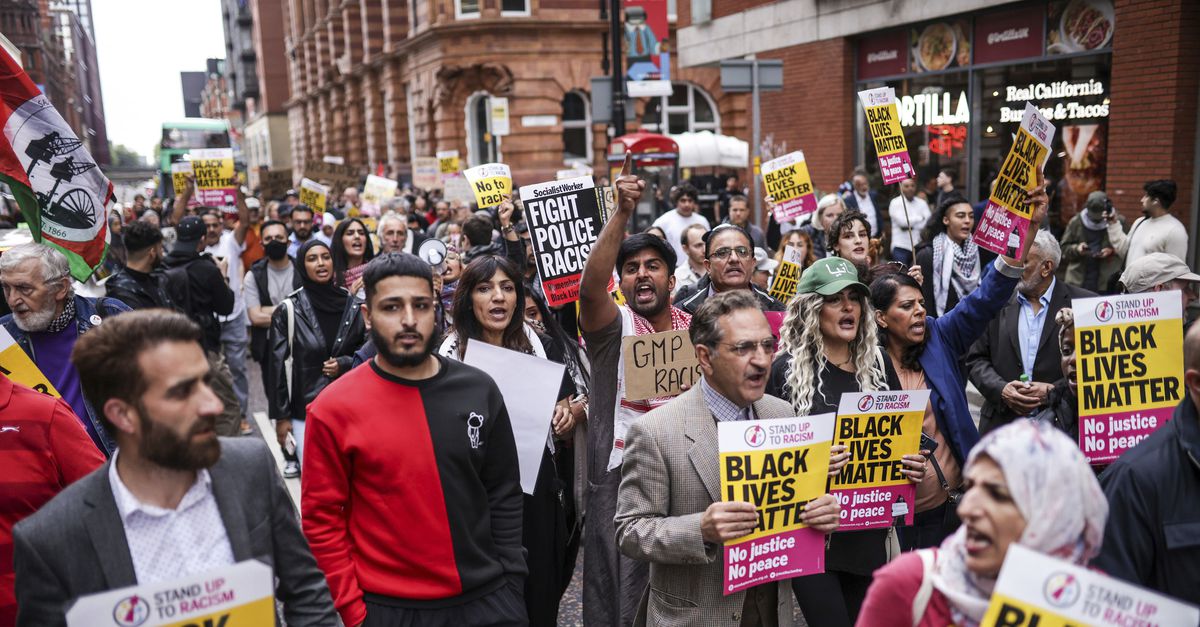 Manchester has been rocked by two days of protests against police brutality after a 19-year-old boy was assaulted at the airport.