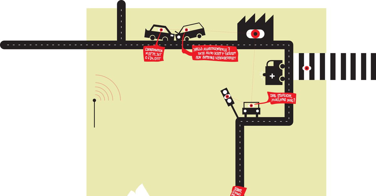 Met ecall belt je auto zélf 112 NRC