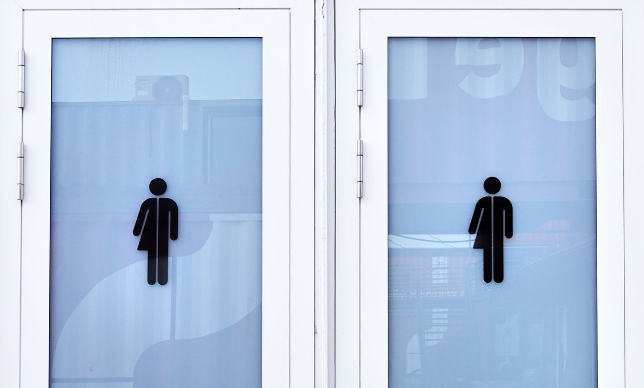 Genderneutrale toiletten in Amsterdam.
