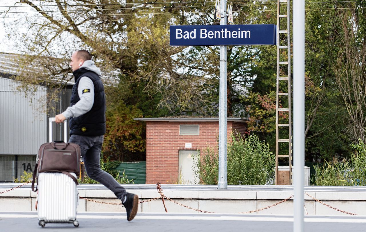Bad Bentheim wilde halte  op snelle trein naar Berlijn 
