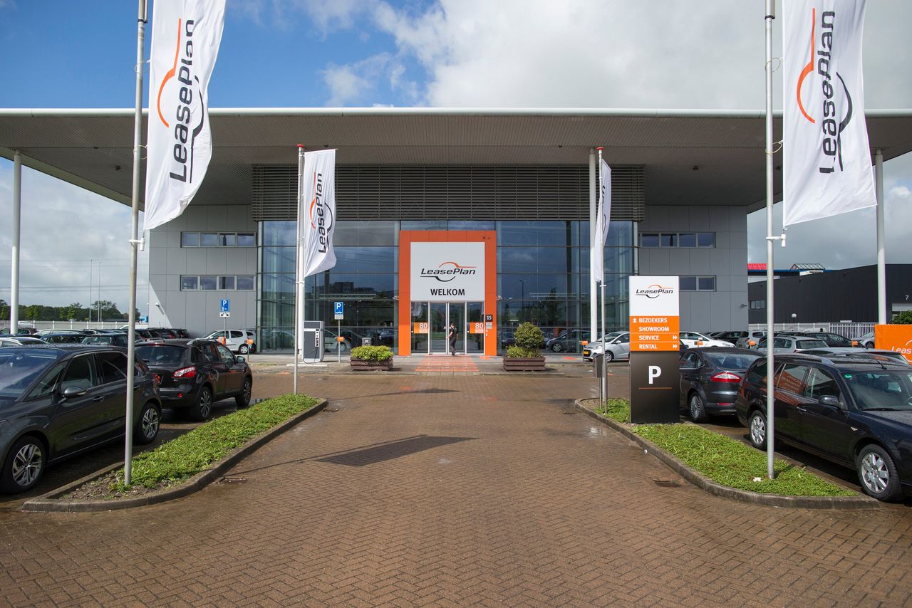 Vestiging van CarNext in Breukelen, het dochterbedrijf van LeasePlan dat auto’s na een leaseperiode op de tweedehandsmarkt brengt.