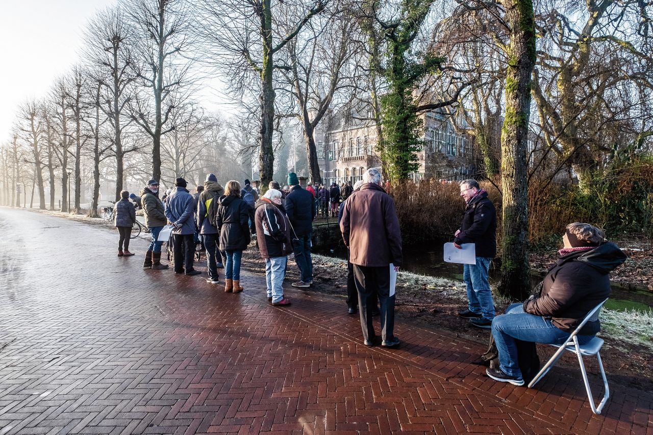 Wachtend in de rij op aardbevingssubsidie viel Groninger Bert om 