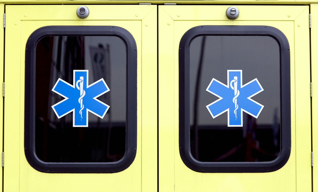 Archiefbeeld van een ambulance.