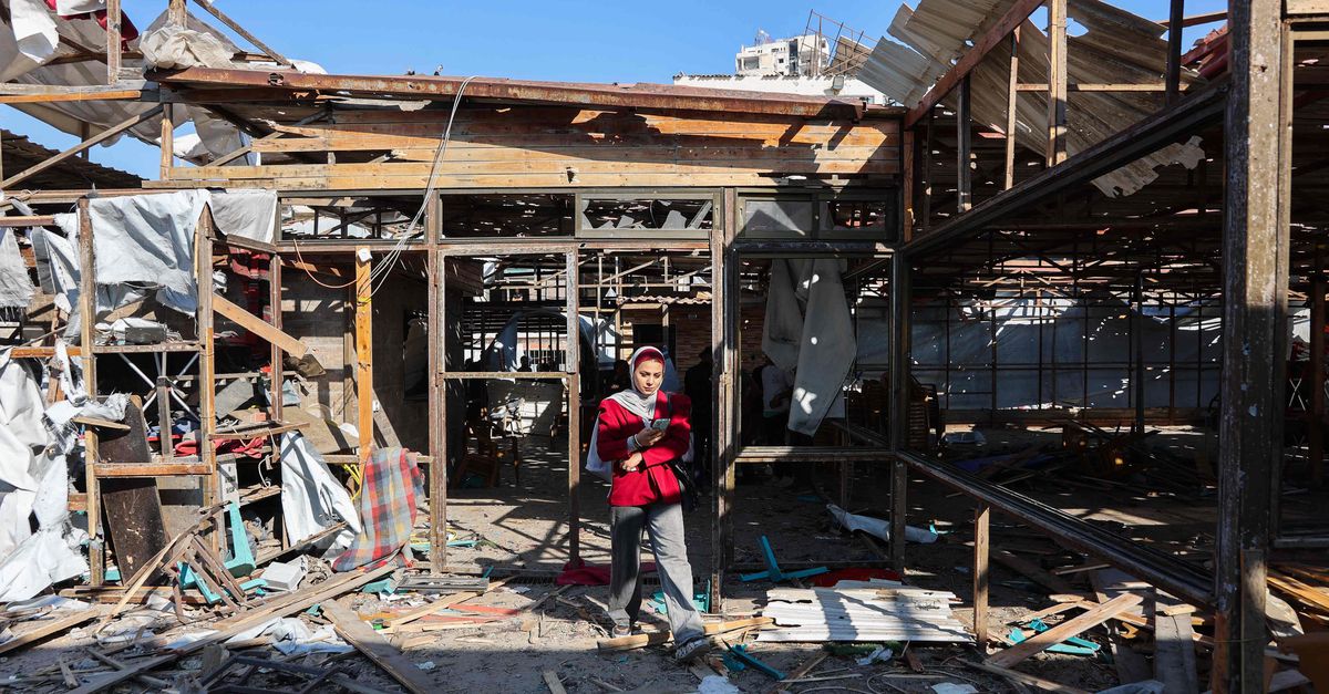 Het strandcafé in Gaza was een van de laatste toevluchtsoorden voor Palestijnen. Door een Israëlische aanval is het weggevaagd