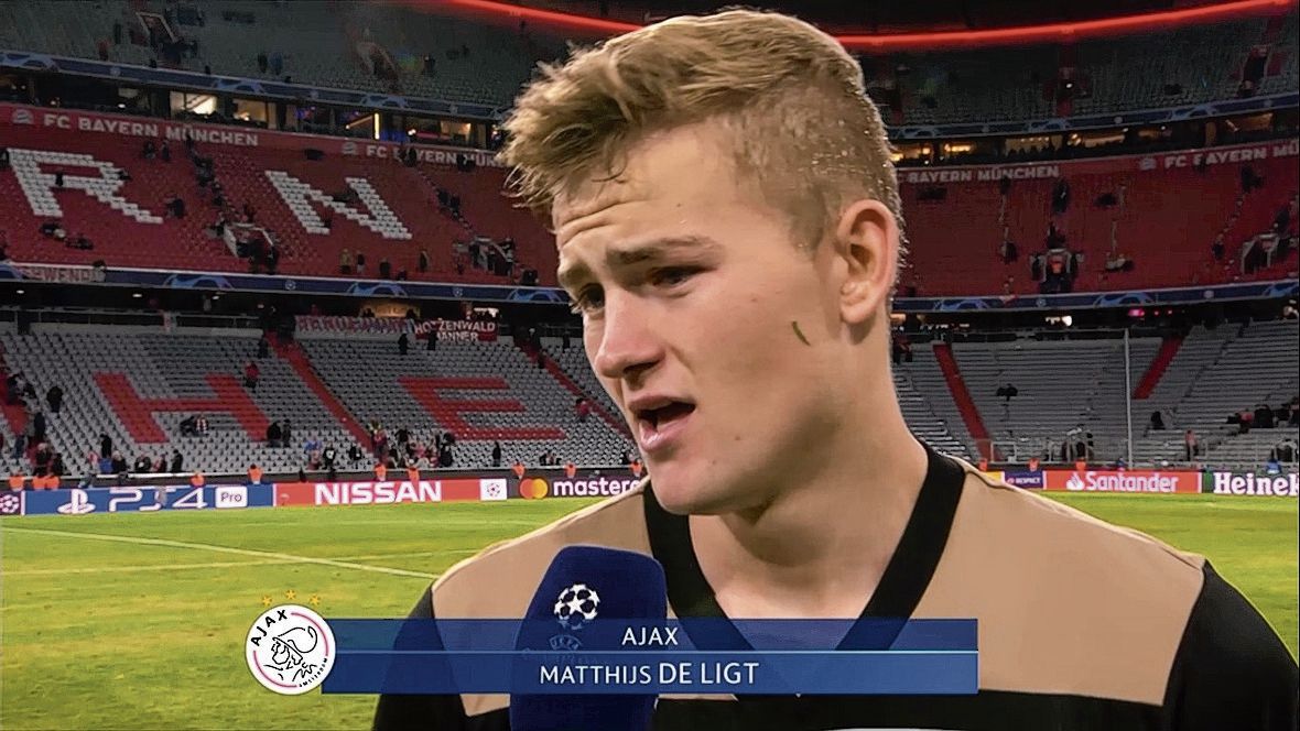 Matthijs de Ligt analyseert Bayern München-Ajax.