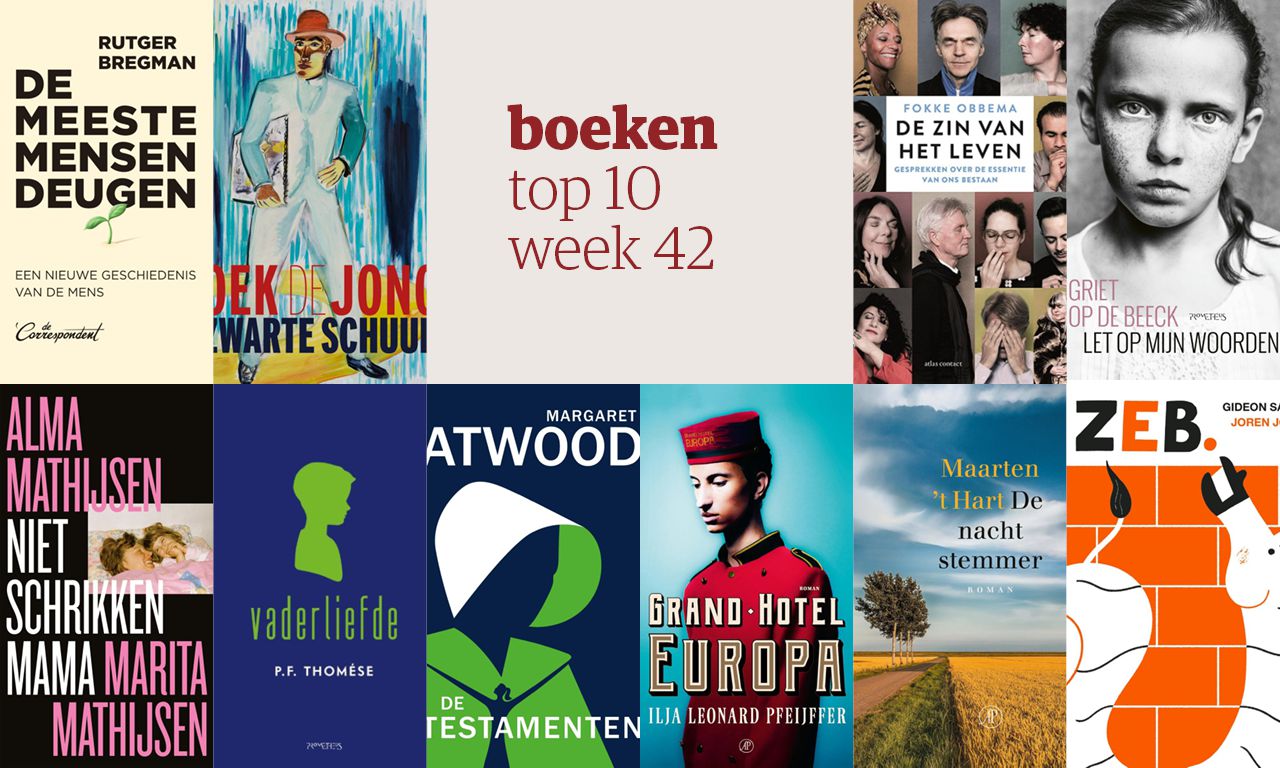 De tien bestverkochte boeken van week 42 