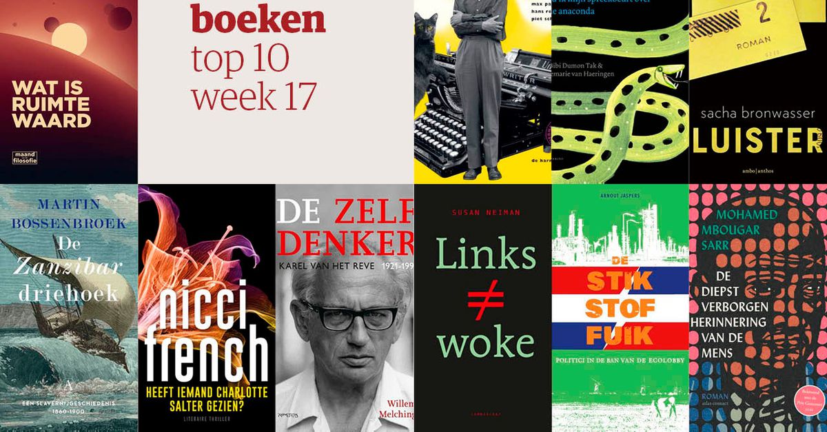 De tien best verkochte boeken van week 17 - NRC