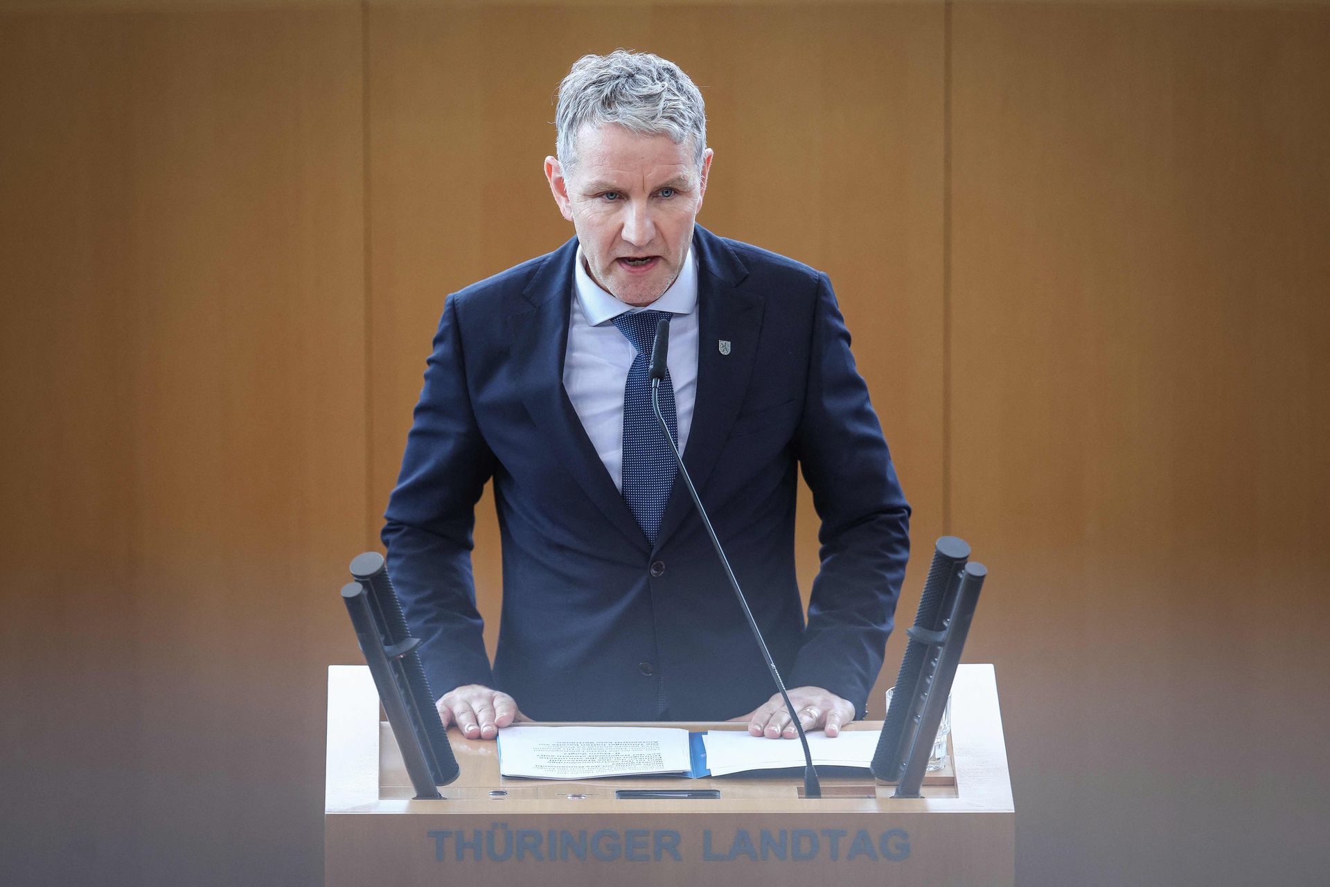 Björn Höcke, presidente del grupo parlamentario AfD en Turingia, no cree que valga la pena defender a Alemania. 