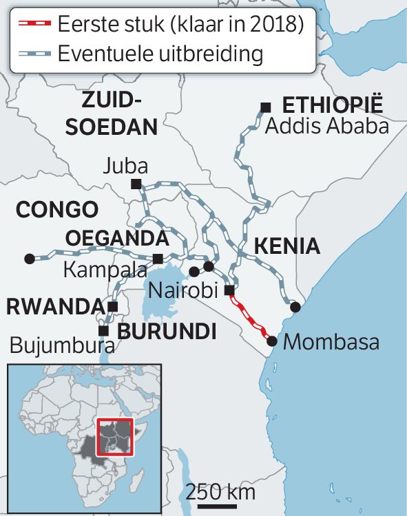 China En Kenia Tekenen Akkoord Over nleg Spoorlijn Oost Afrika Nrc