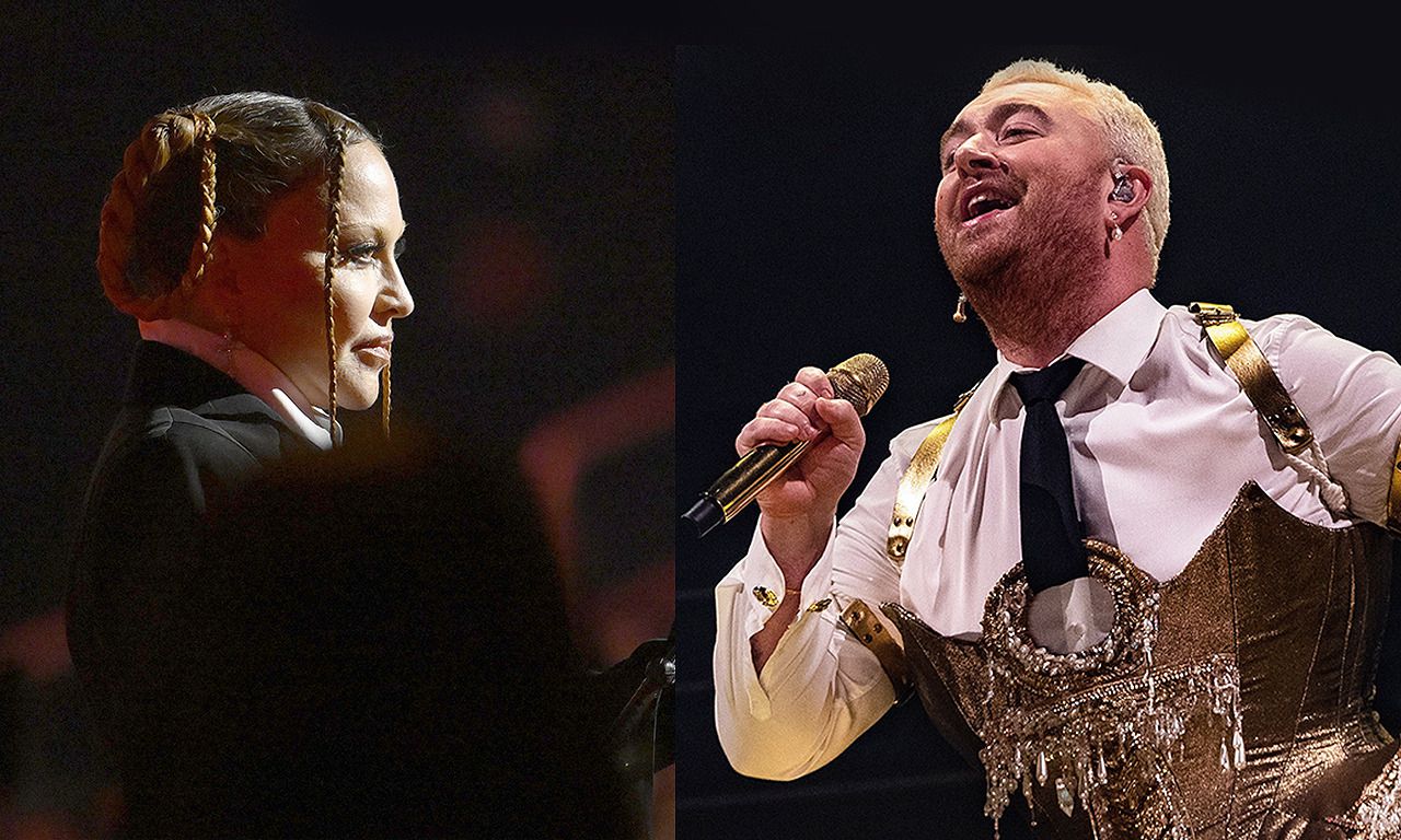 ‘Pas op, of ik splijt je banaan’: Madonna en Sam Smith zingen samen nieuw nummer ‘Vulgar’ 