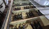 Ukrainian military drones that would have been used during the large -scale drone attack, on a photo released by the Ukraine security service. 