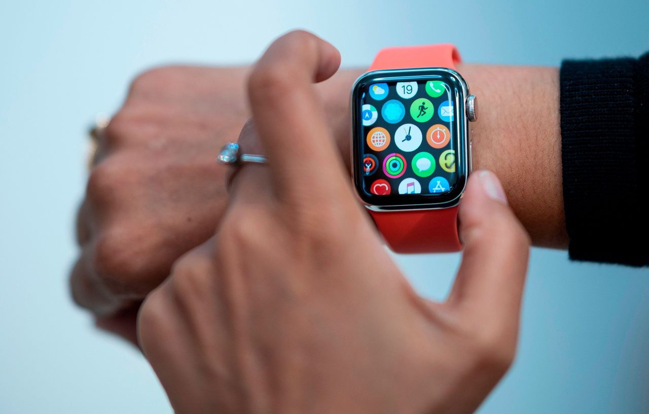 De nieuwe Apple watch, die in september van dit jaar werd gepresenteerd.