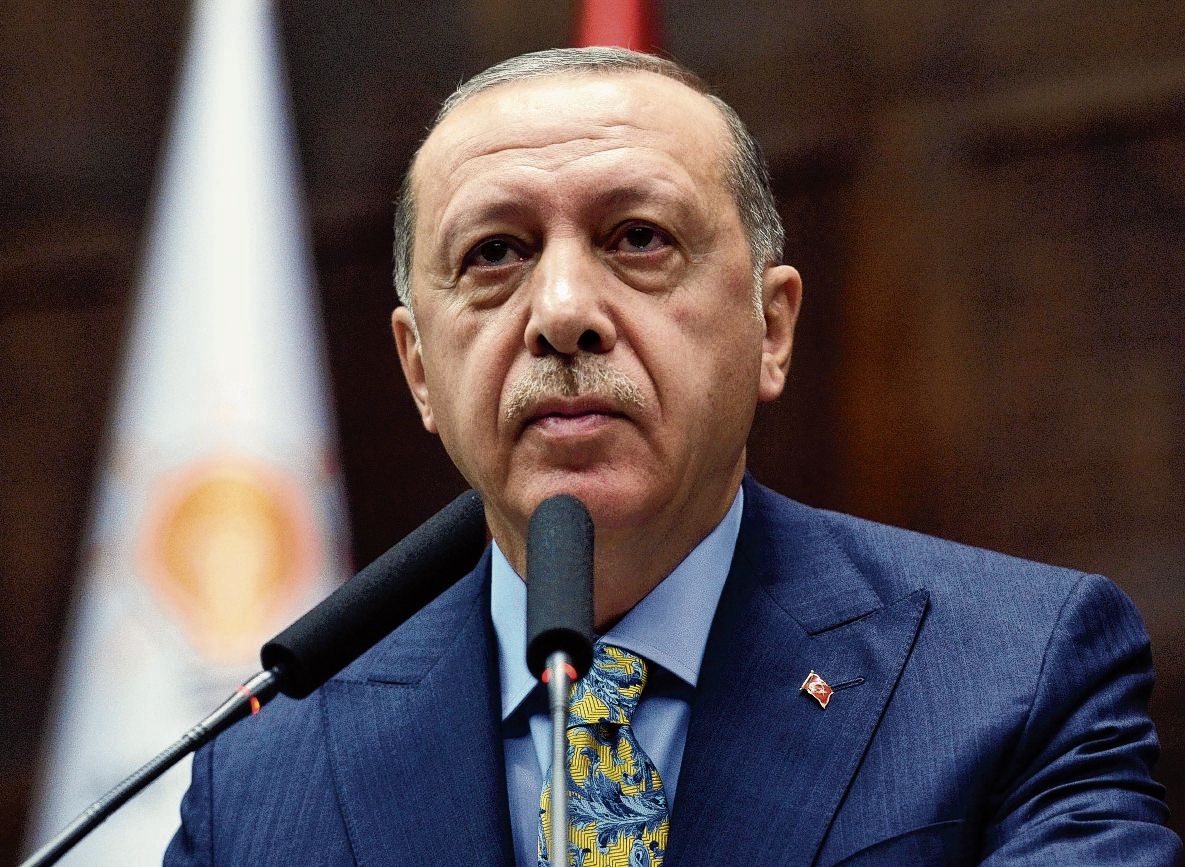 De Turkse president Erdogan