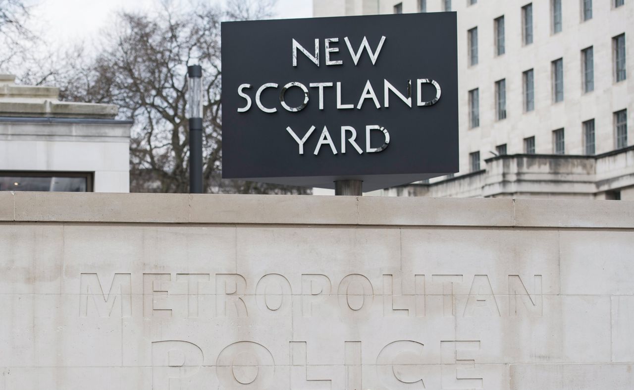 Het politiebureau van Londen.