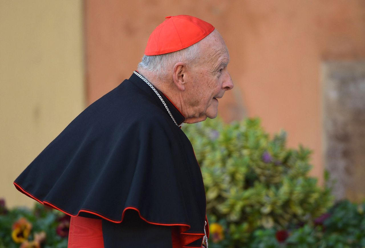 McCarrick voorafgaand aan een conclaaf in het Vaticaan in 2013.