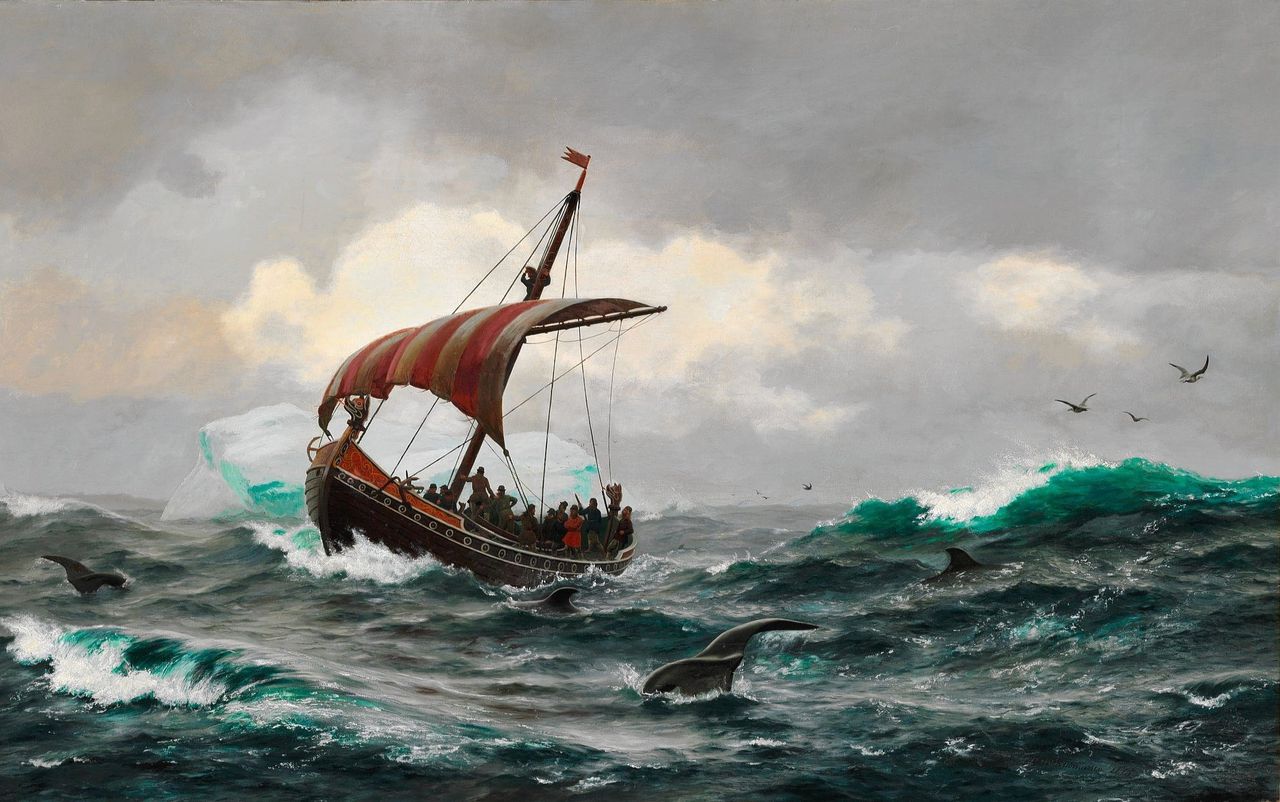 De Vikingen voeren in de tiende eeuw voor het eerst naar Groenland.